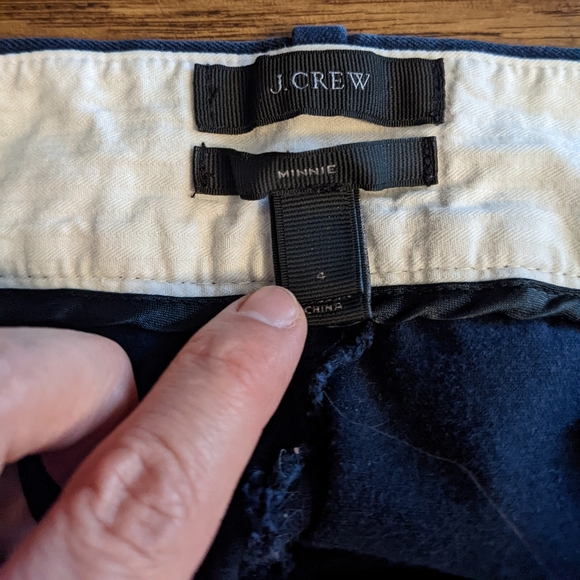 J. Crew Navy Blue "Minnie" Crop Pants - Picture 4 of 8